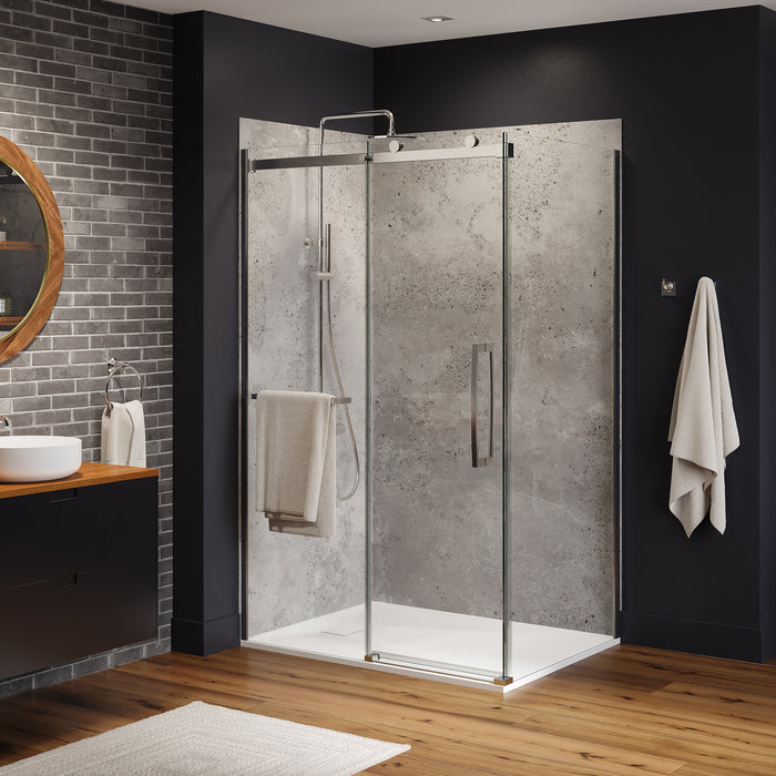 Wall panel kit for 48x36 corner shower - Everest (Ultra Matte Finish)